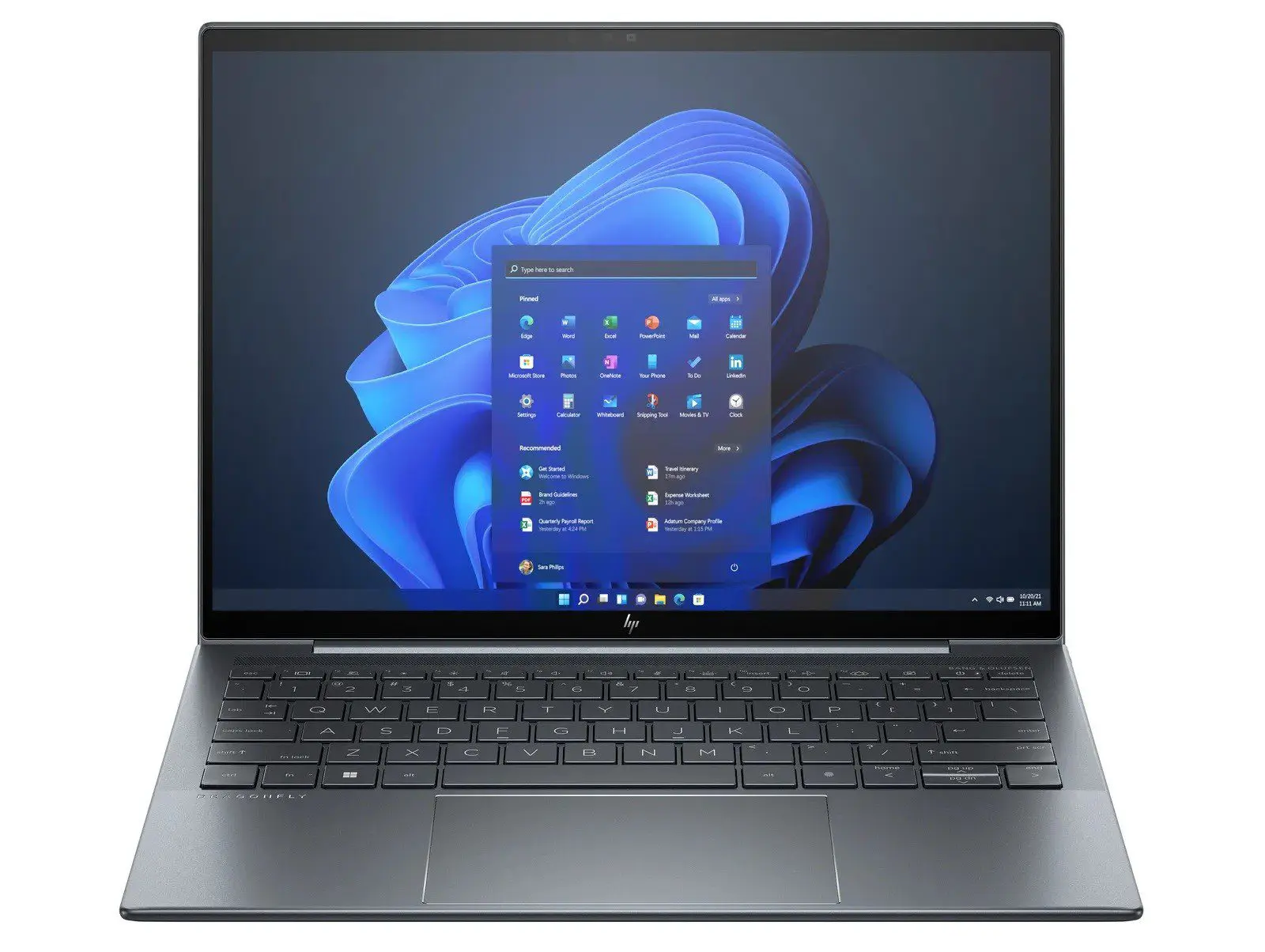 HP Dragonfly G4 HP Dragonfly G4 open