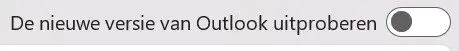 Nieuwe-versie-van-Outlook-proberen Button nieuwe versie van Outlook proberen