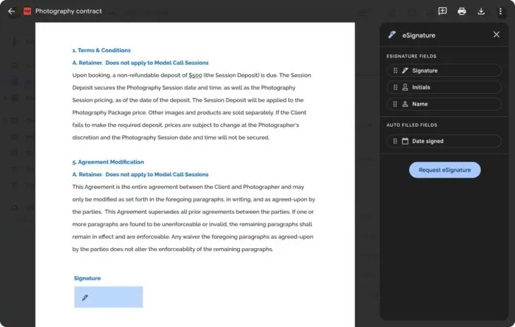 google-drive-tekenen google docs digitale handtekening