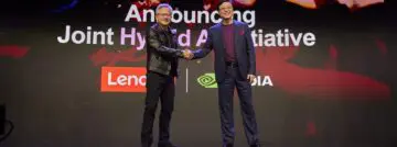 Lenovo Nvidia CEOs