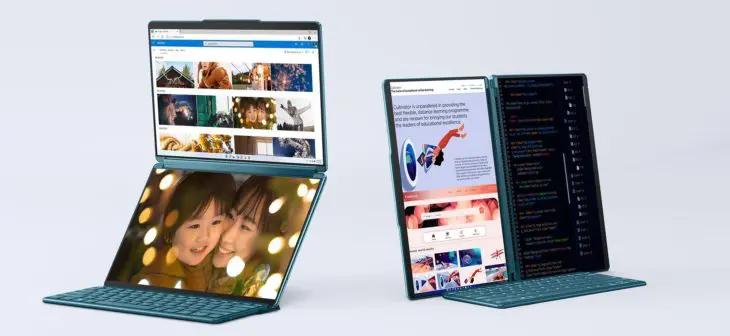 Lenovo Yoga Book 9i landschap portret
