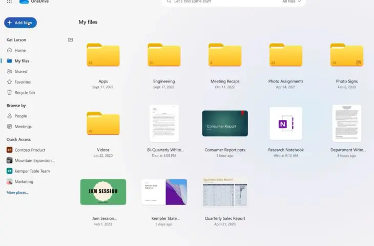 Microsoft OneDrive krijgt een nieuw design, AI en nog veel meer