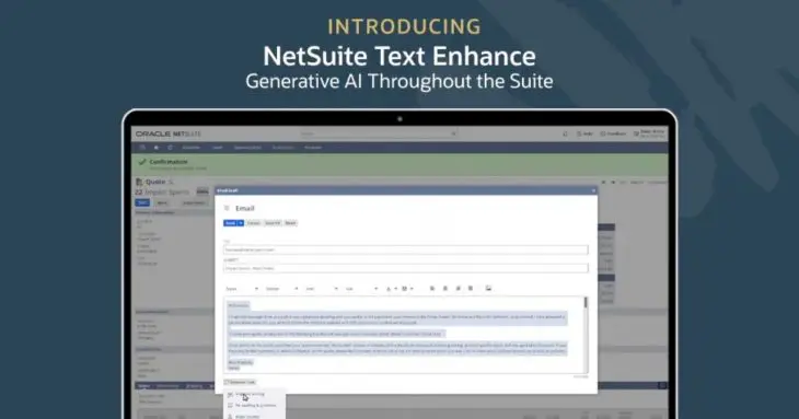 Oracle-NetSuite-AI-Text-Enhance