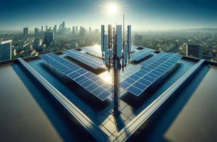 telecom zonnepaneel