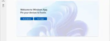 windows app homescherm