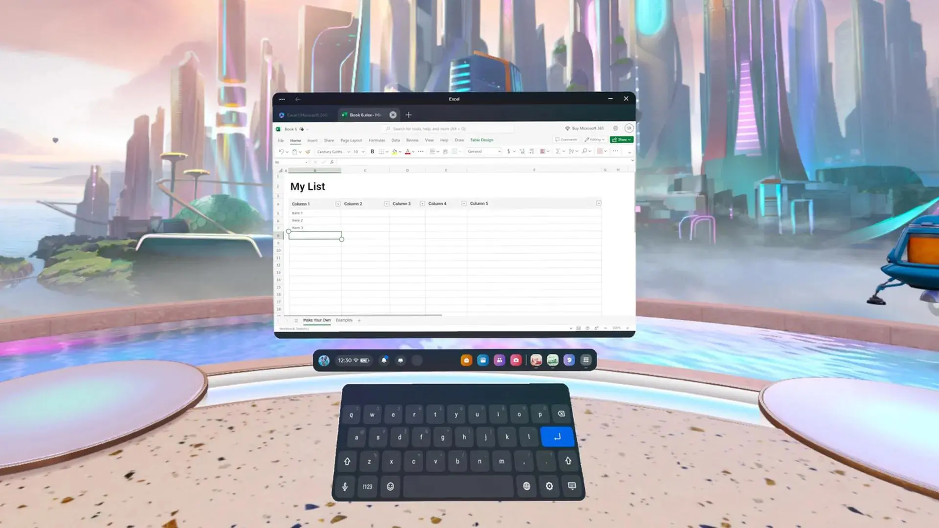 Microsoft Office Meta Quest