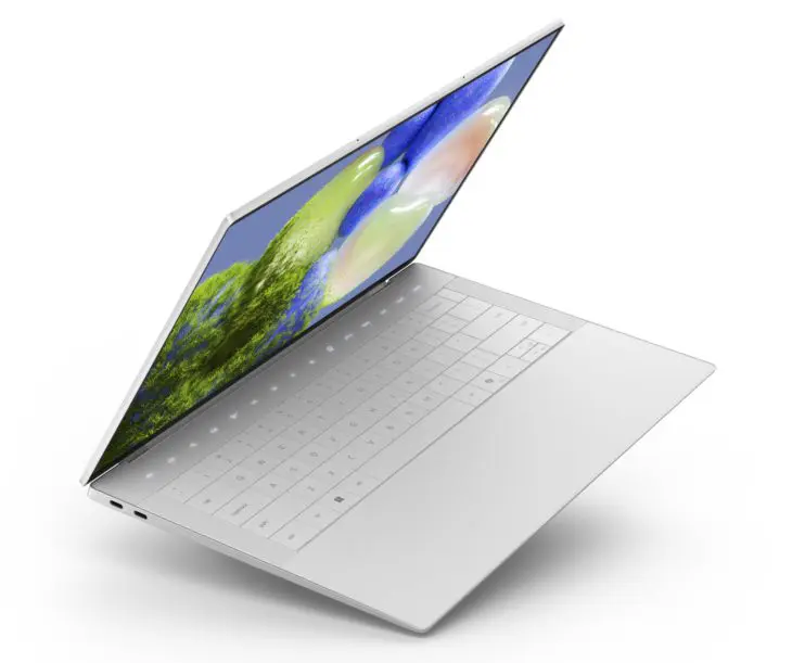 Dell XPS 14 t platinum half open