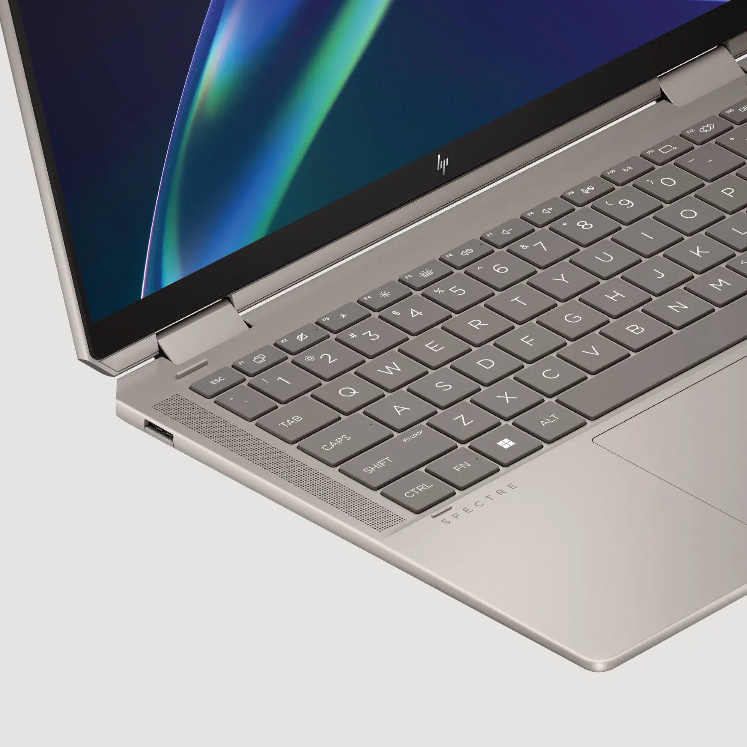 HP Spectre x360 14 inch 2-in-1 Laptop PC_Laptop_Sahara Silver_Power and Performance_Hero1