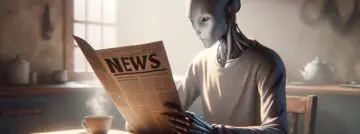 ai leest krant