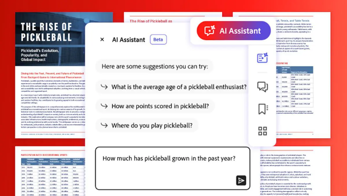 Adobe Acrobat AI-assistent nu algemeen beschikbaar