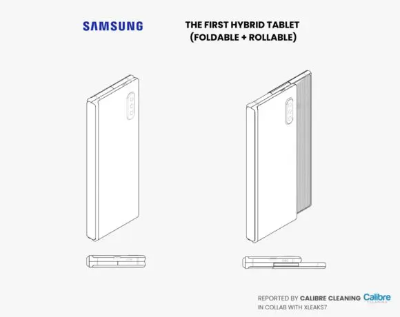 Samsung toont vouwbare smartphone met oprolbaar scherm in nieuw patent