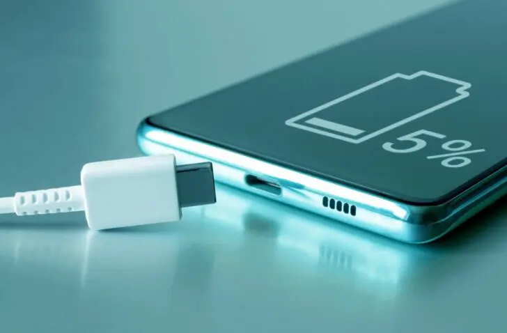 smartphone laden
