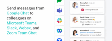 Google Chat werkt vanaf nu samen met Slack en Microsoft Teams