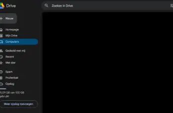 Donkere modus nu beschikbaar op Google Drive 
