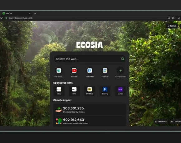 ecosia, web, browser, duurzaamheid