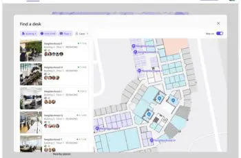 Microsoft Places weet waar je collega’s werken