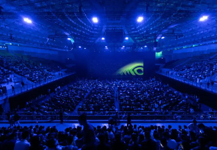 Nvidia Computex keynote stadion