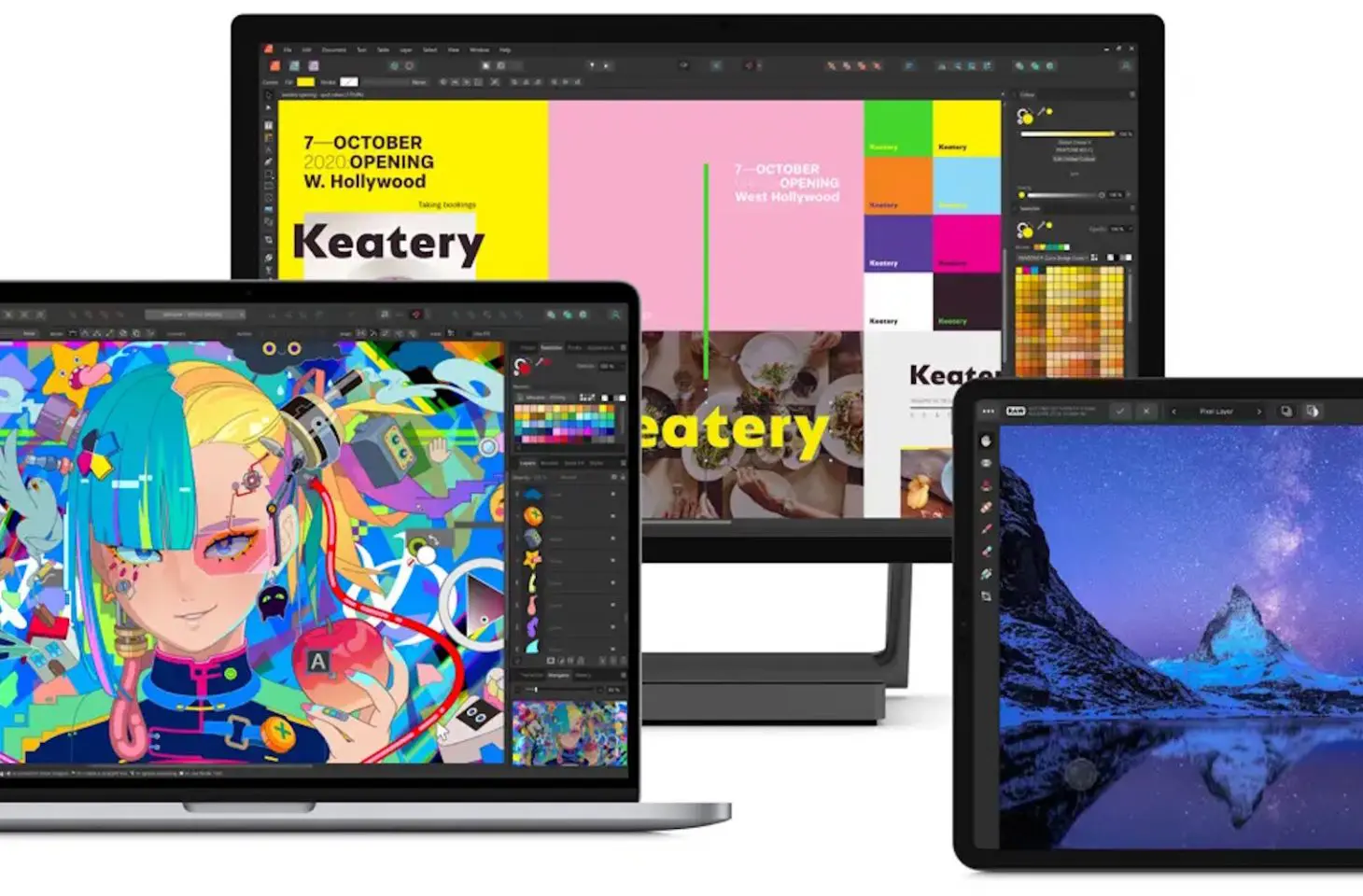 Affinity viseert Adobe en is nu 6 maanden gratis beschikbaar