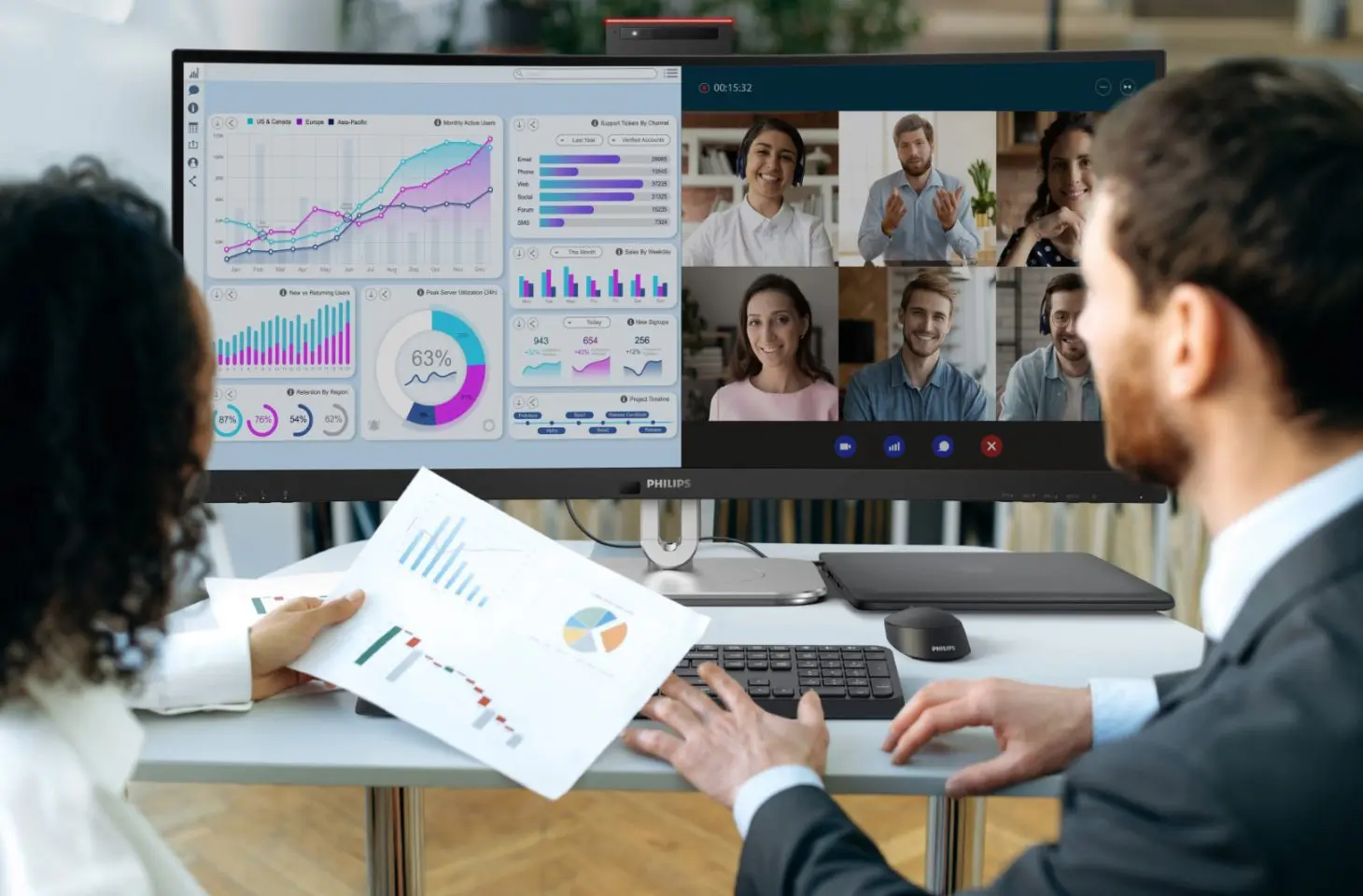 MMD lanceert twee zakelijke Philips-monitoren