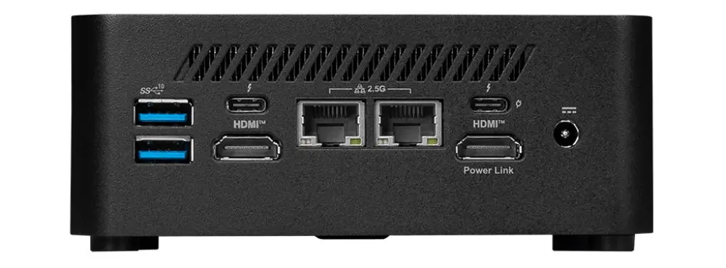 MSI Cubi NUC 1M poorten