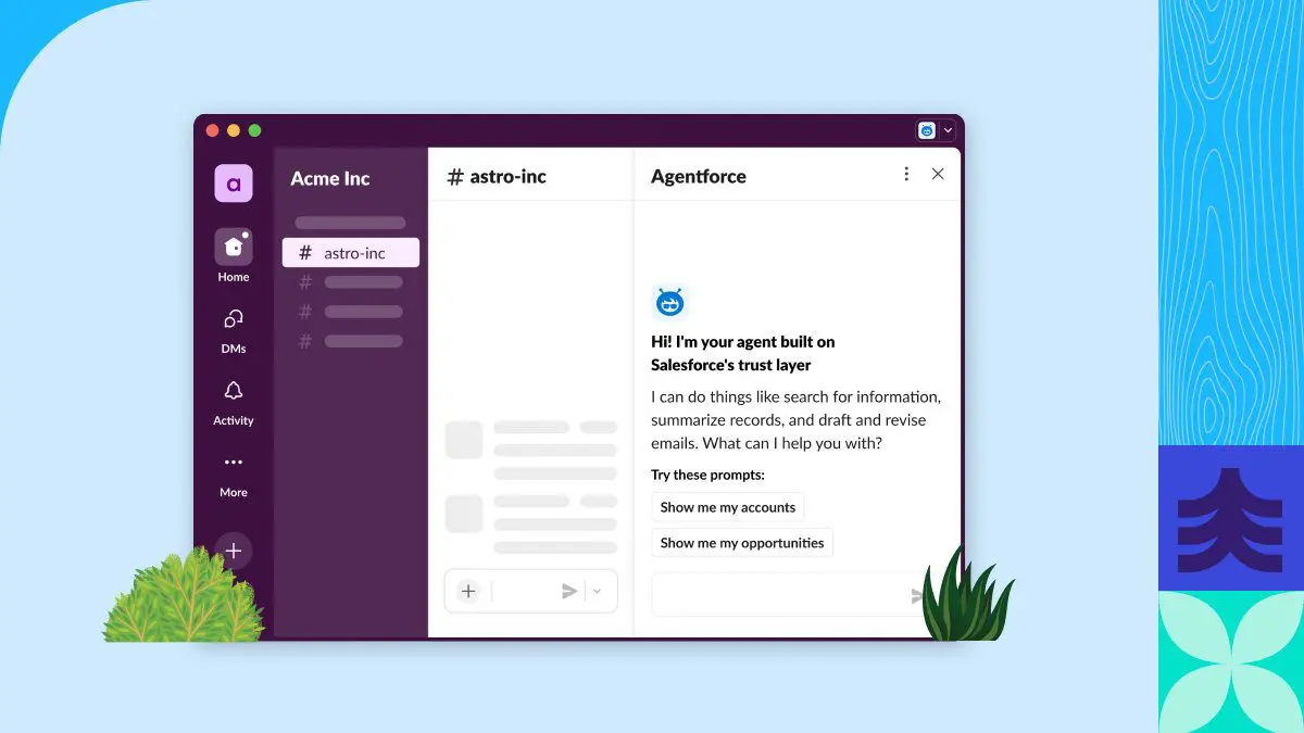 Slack krijgt AI-agents en Salesforce-kanalen