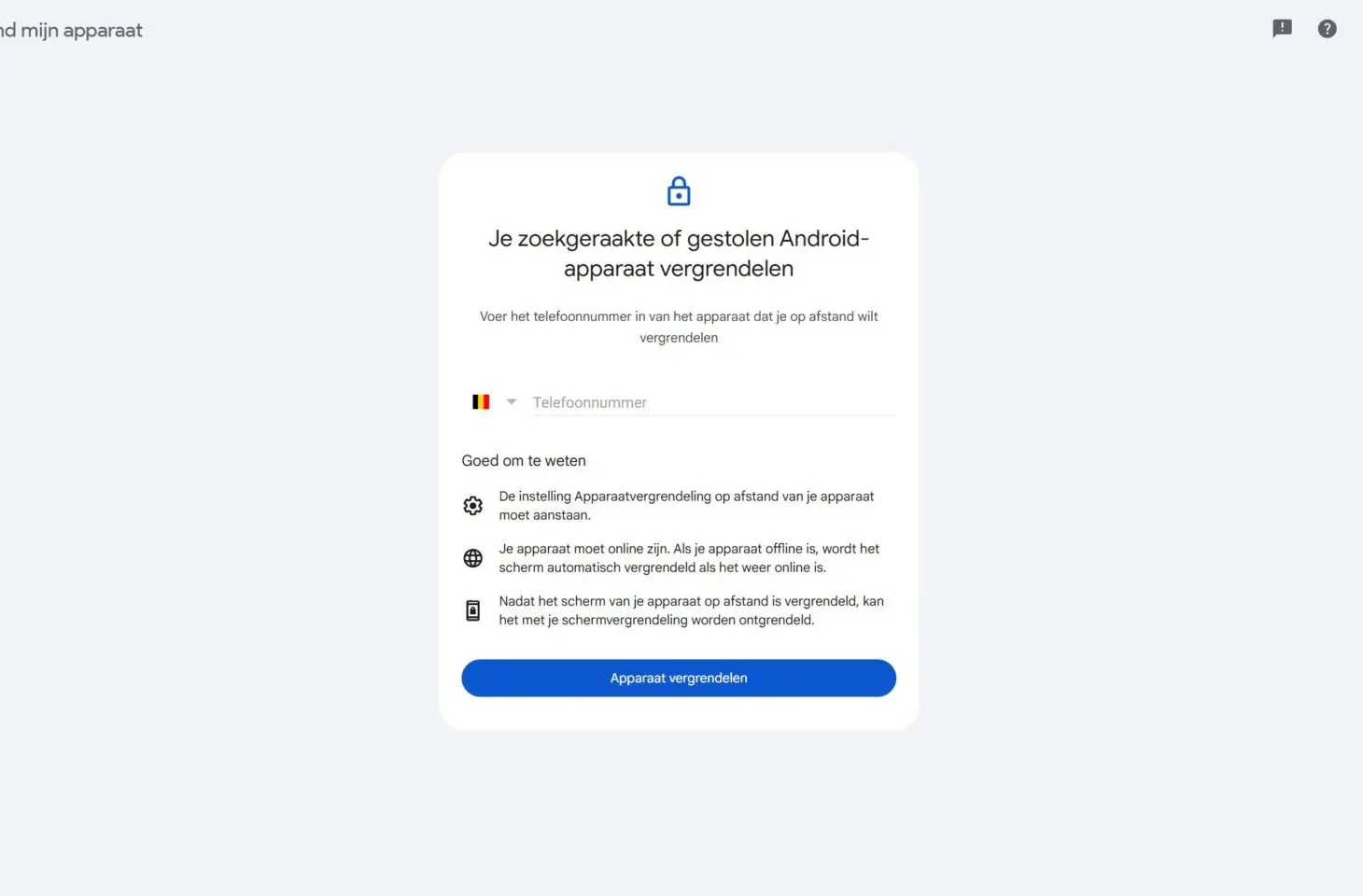 Diefstalbeveiligingsfuncties nu op Android beschikbaar