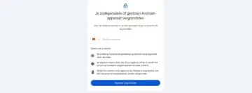 Diefstalbeveiligingsfuncties nu op Android beschikbaar