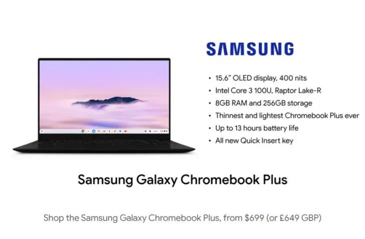 Samsung Galaxy Chromebook Plus