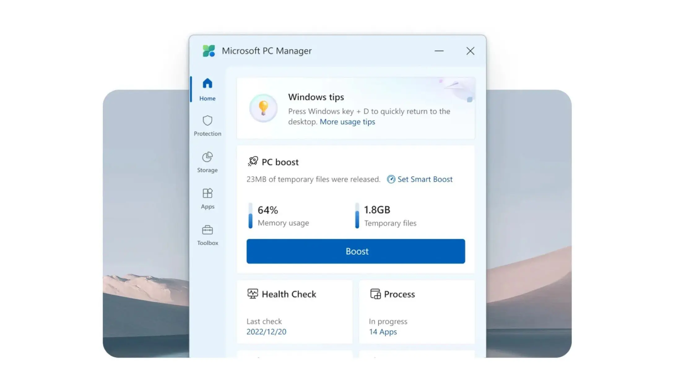 Gratis PC Manager-app in Windows 11 wordt een stuk slimmer