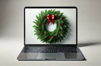 Asus hangt kerstkrans op in Windows 11 die lijkt op malwarebanner