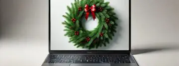 Asus hangt kerstkrans op in Windows 11 die lijkt op malwarebanner