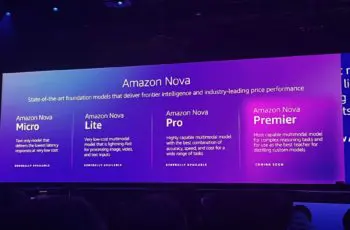 Amazon Nova: nieuwe generatie foundation AI-modellen