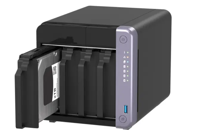 Qnap TS-432X bays Qnap TS-432X 4 bays