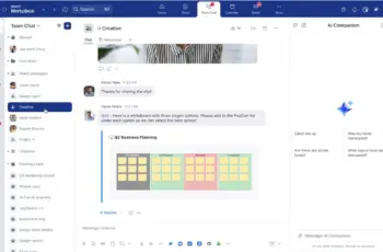 Zoom verbetert Team Chat met nieuwe zijbalk en AI-integraties