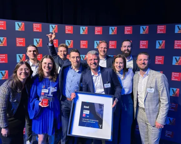 Easi voor 11e keer op rij verkozen tot Best Workplace en voor het eerst inXL-categorie