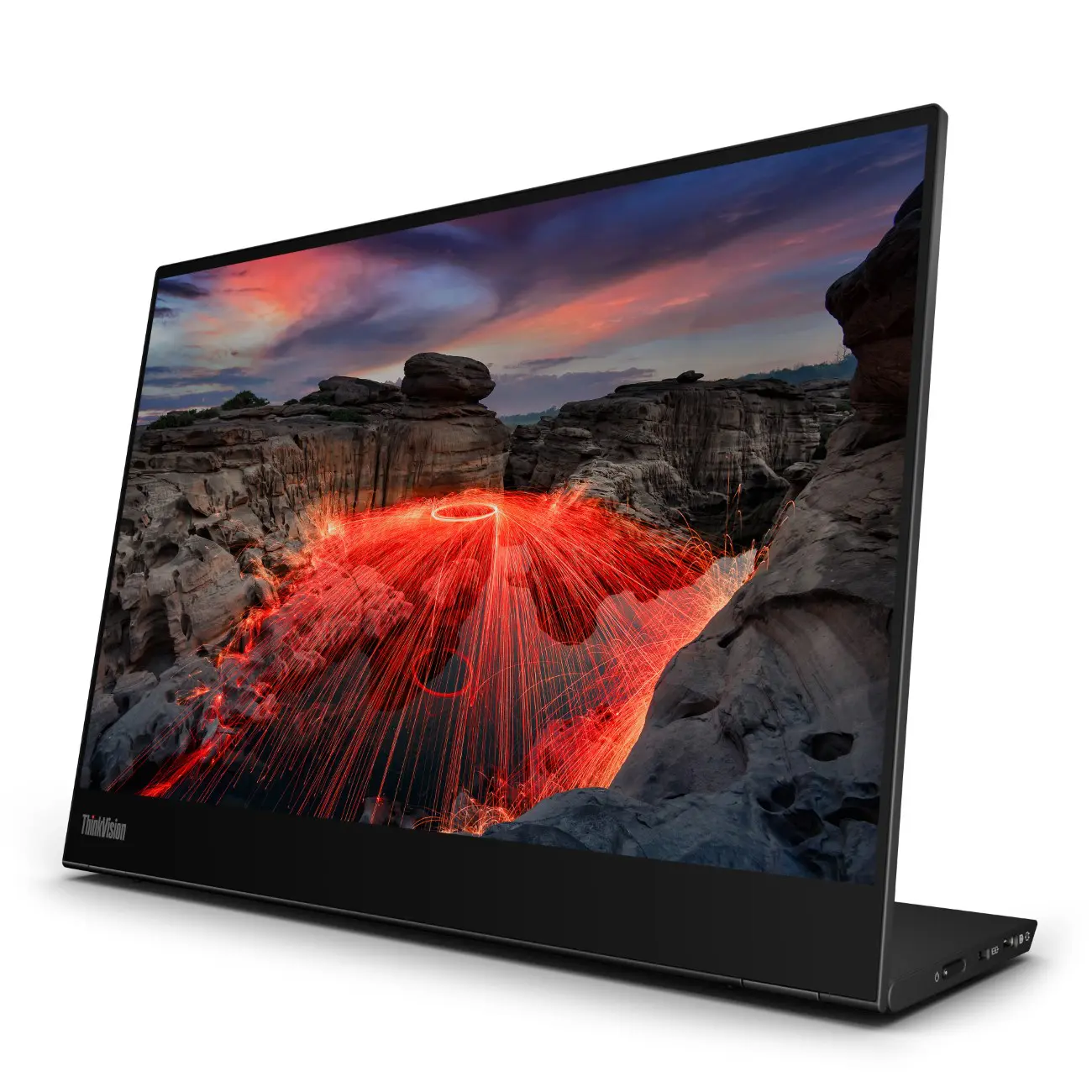 Lenovo_ThinkVision M14t Gen 2 – Hero Front Facing Left