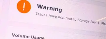 Synology Waarschuwing