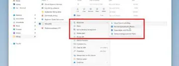 AI-acties Windows Verkenner