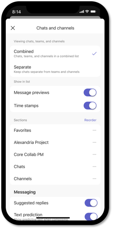Chat And Channels Mobile