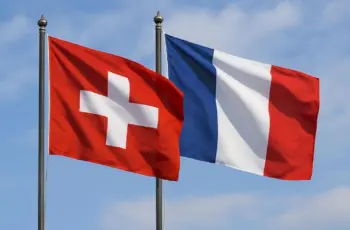 Zwitserse en Franse vlag