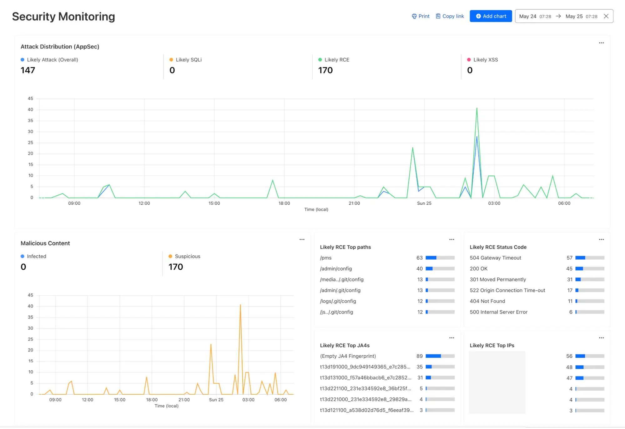 Log explorer sreenshot