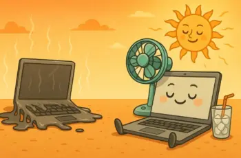 hou je laptop koel