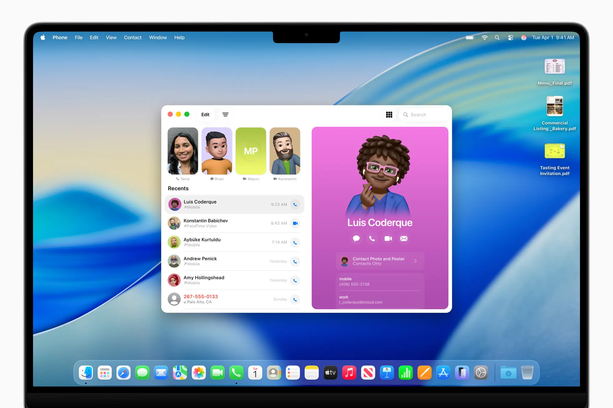 macos phone app macos tahoe phone app