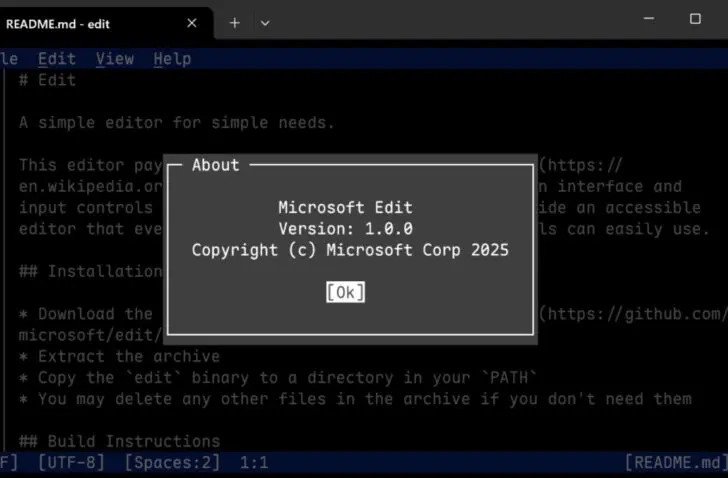 Microsoft werkt aan minimalistische teksteditor ‘Edit’ voor Windows 11