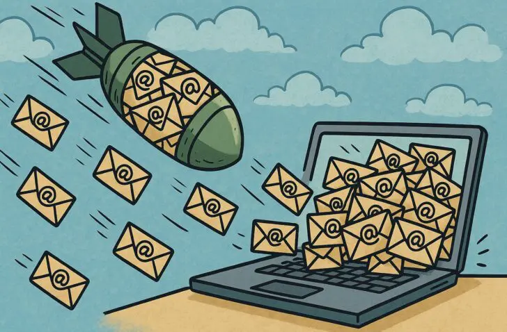Microsoft Defender verdedigt tegen e-mail bombing