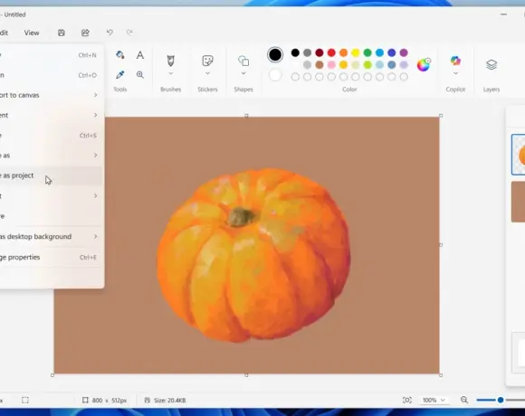 Microsoft implementeert Photoshop-achtige projecten in Paint