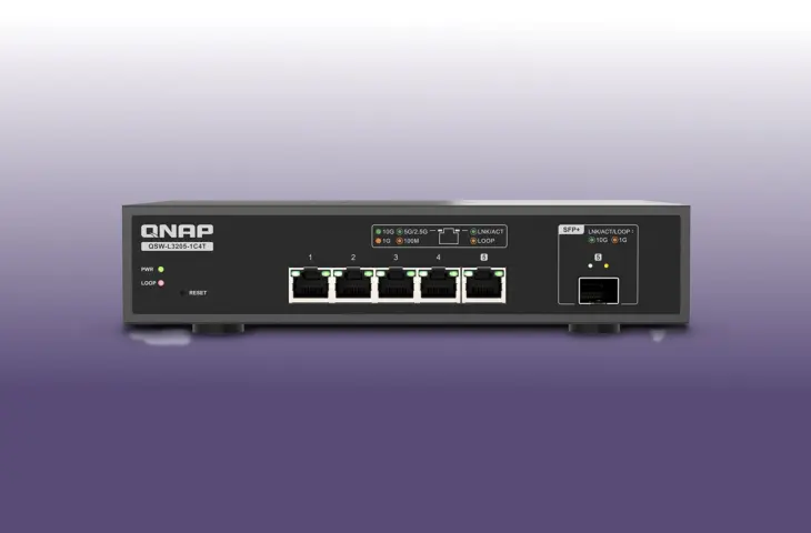 Qnap introduceert compacte 10GbE-switch voor kleine ondernemingen
