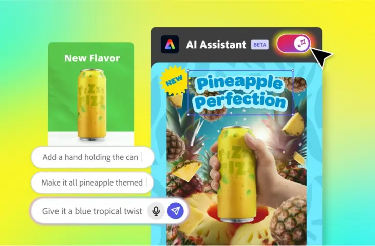 Adobe Express krijgt geïntegreerde AI-assistent