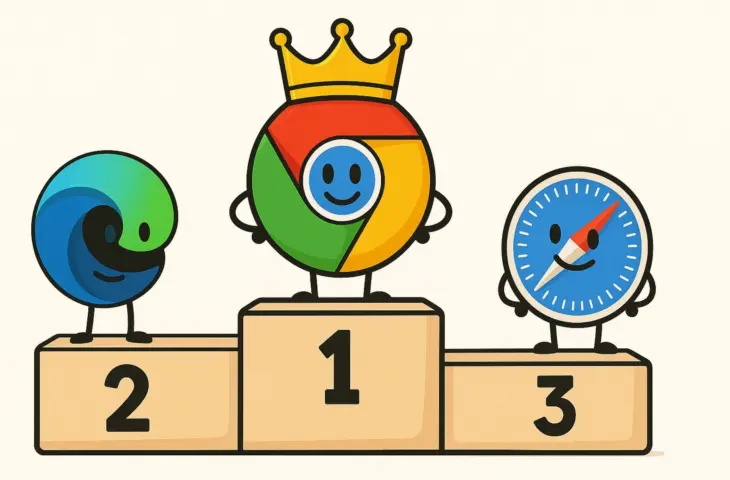 Google Chrome domineert browsermarkt wereldwijd met 72 procent