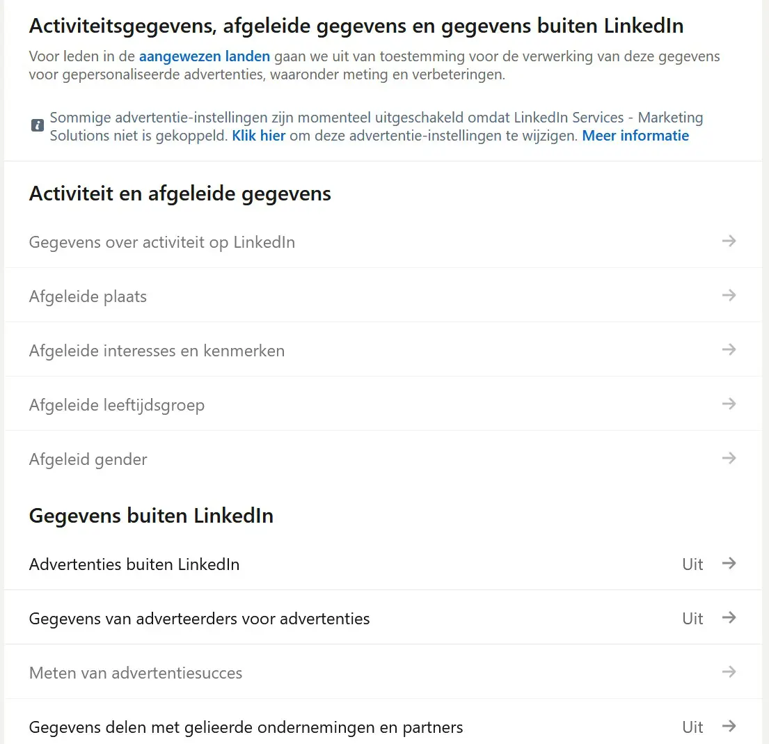linkedin advertenties